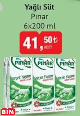 PINAR   YAĞLI SÜT
